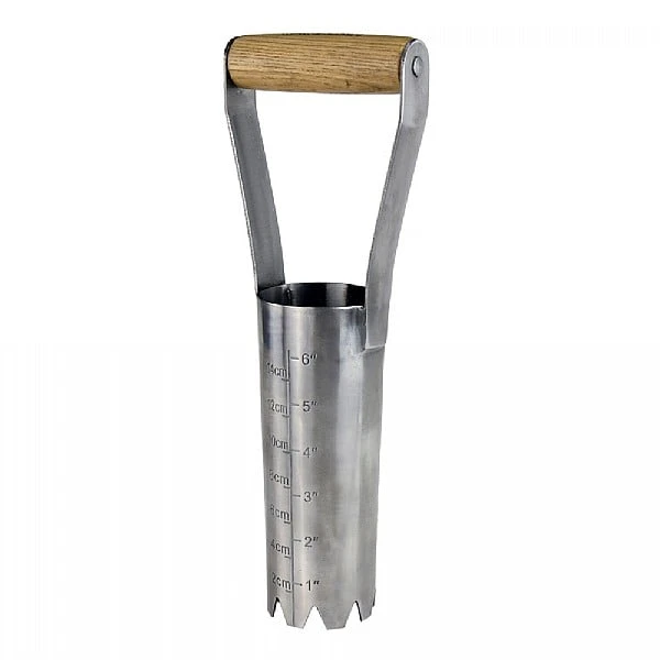 Kent & Stowe Large Stainless Steel Hand Bulb Planter 3 Kent & Stowe Large Stainless Steel Hand Bulb Planter