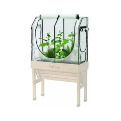 VegTrug Small WallHugger Greenhouse Frame & Multi Cover Set -Plantify Shop 1187443 2